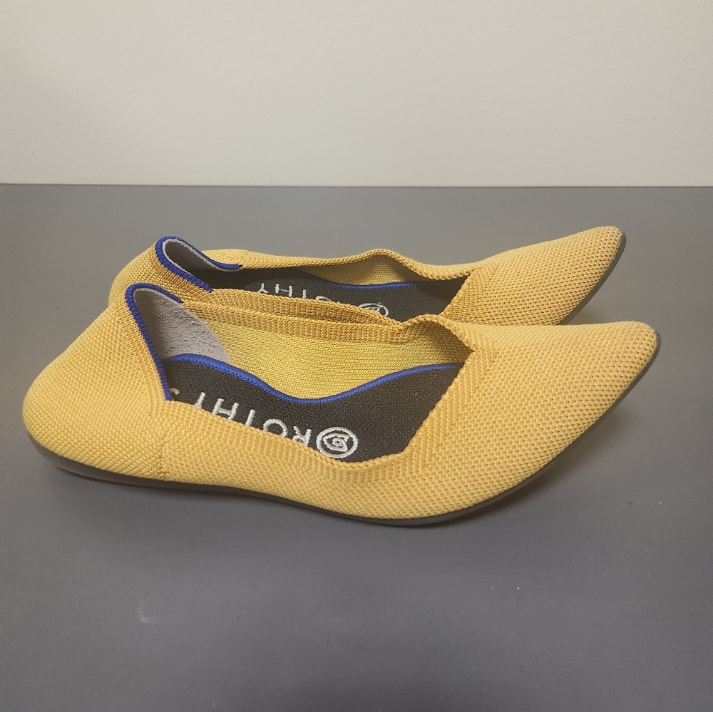 Rothy’s Marigold Points Flats Sz 6